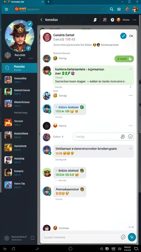 Tampilan antarmuka pengguna yang menarik dan interaktif.