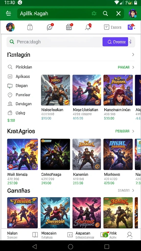 Tampilan antarmuka yang menarik dan mudah digunakan.