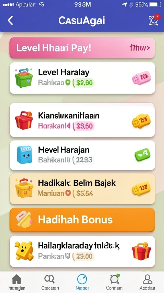 Interaksi pemain yang menyenangkan dan kompetitif.