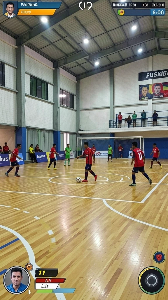 Ruang lobby tempat pemain berkumpul dan memilih mode permainan.