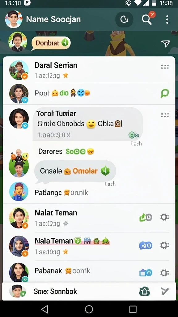 Tangkapan layar pertama menunjukkan karakter utama dalam aksi.