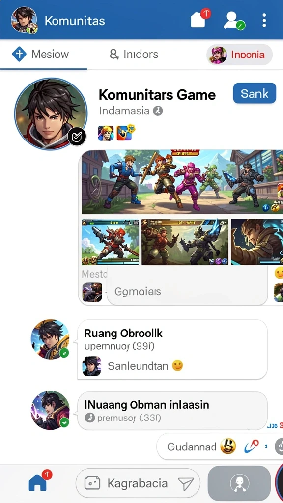Tampilan antarmuka game yang menarik dan mudah dipahami.
