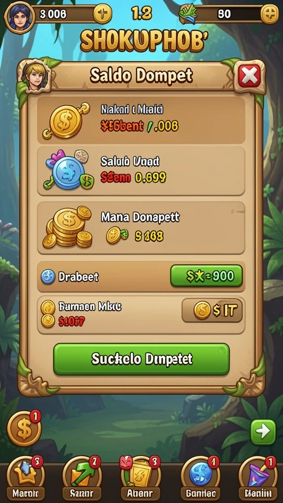 Screenshot menampilkan fitur bonus harian yang menarik.