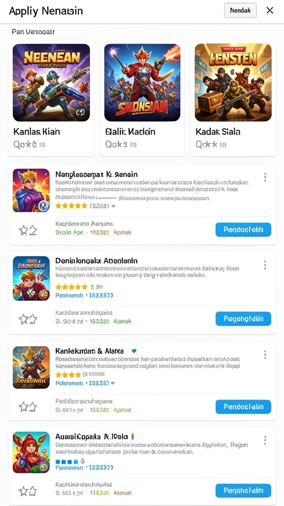 Tampilan antarmuka yang mudah dipahami.