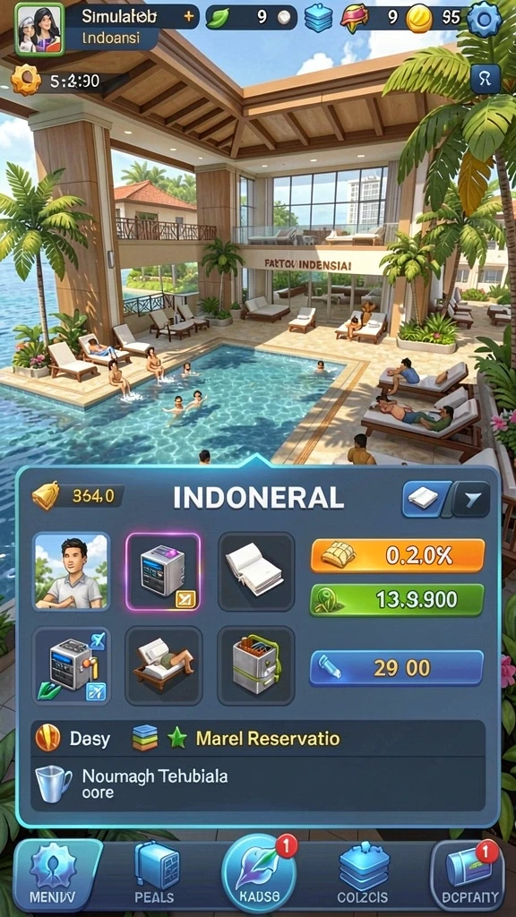 Tampilan antarmuka BW888 yang menarik dan user-friendly.