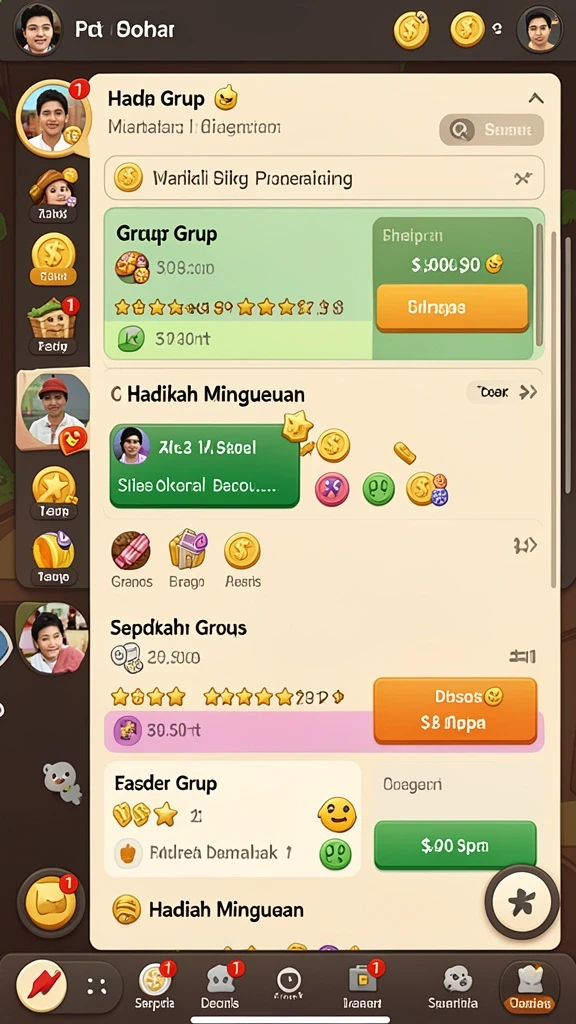 Tantangan level baru yang menunggu untuk diambil.