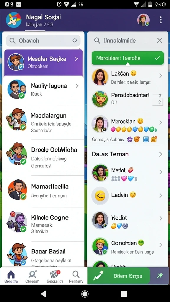 Tangkapan layar menunjukkan mode multiplayer yang seru dan kompetitif.
