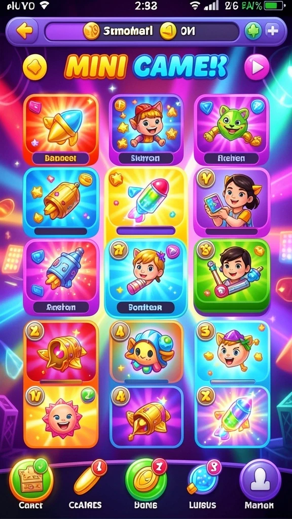 Fitur turnamen yang mendebarkan dengan banyak hadiah.