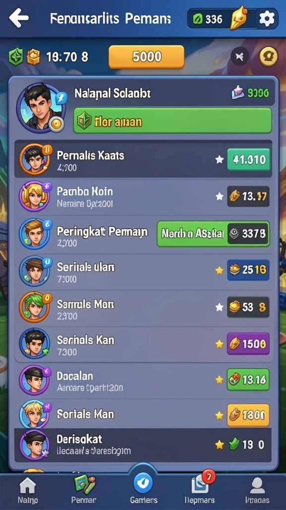 Tampilan awal yang menarik dan mudah diakses.