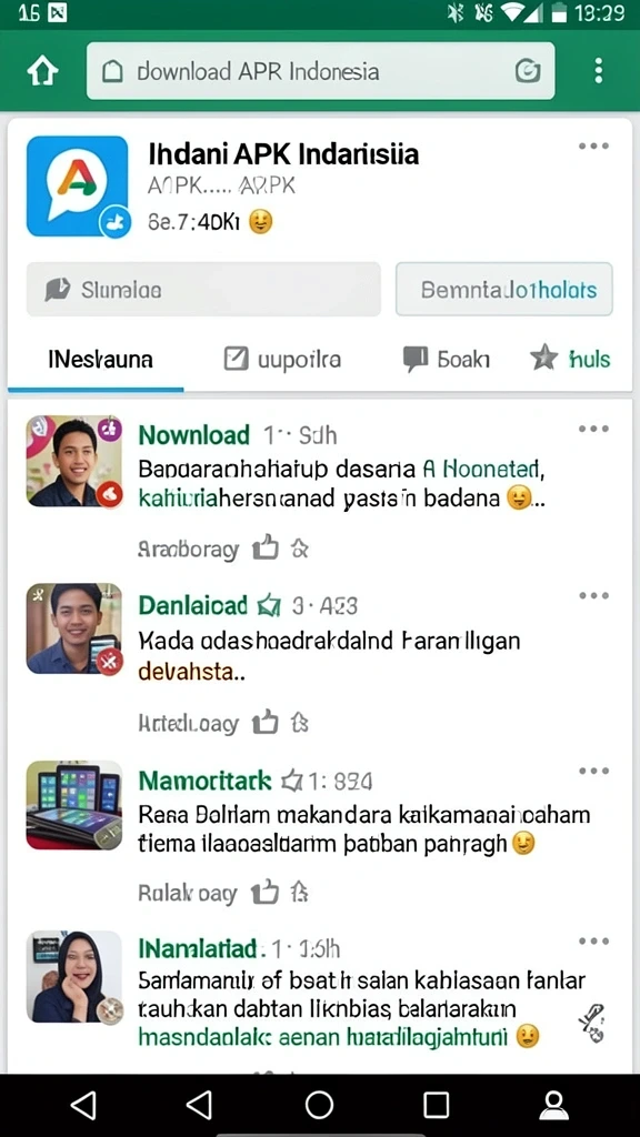 Tampilan utama yang menarik dengan banyak pilihan mode.
