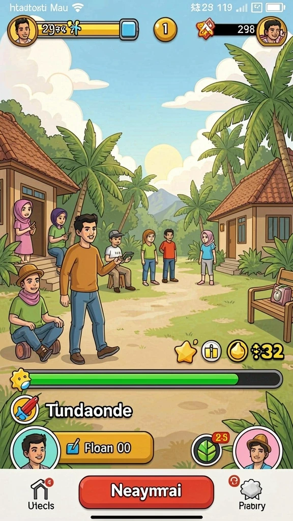 Tampilan antarmuka yang menarik dan user-friendly.