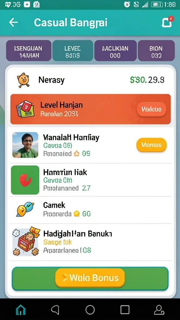 Komunitas aktif yang saling mendukung.