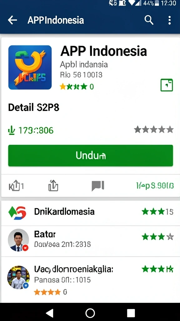 Screenshot fitur permainan yang seru dan menantang.