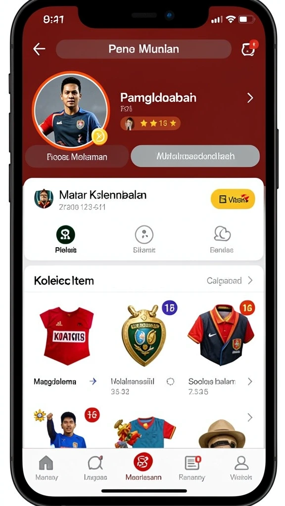 Tampilan awal aplikasi LUCK365 yang menarik.