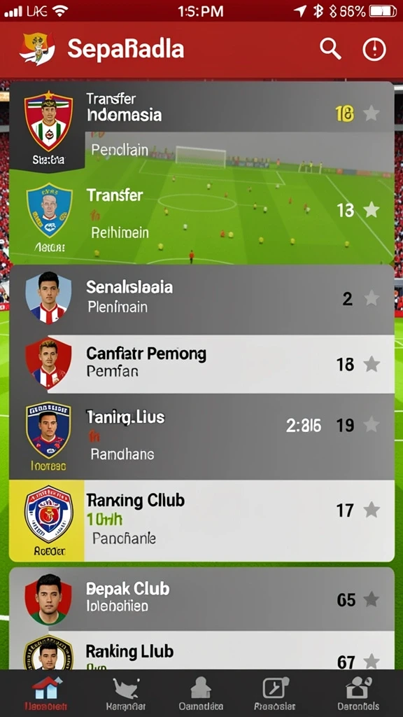 Tangkapan layar komunitas interaktif dalam LUCKSVIP.