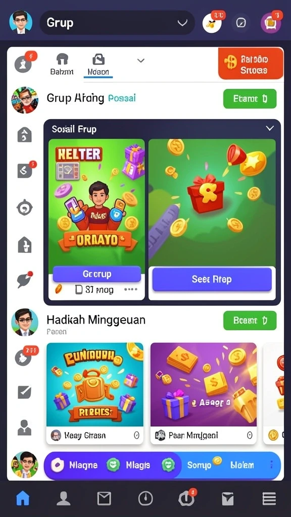 Tampilan antarmuka yang user-friendly dan menarik.