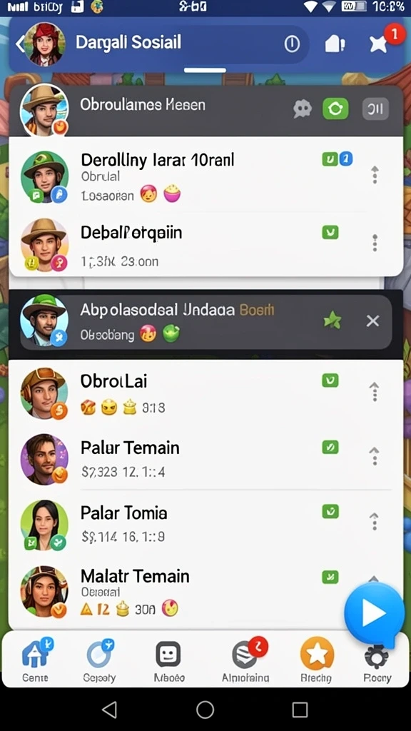 Fitur event harian yang membuat permainan semakin seru.