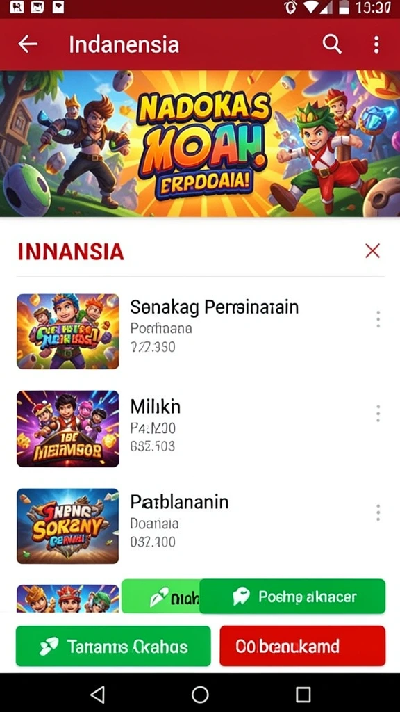 Tampilan antarmuka yang menarik dan mudah digunakan.