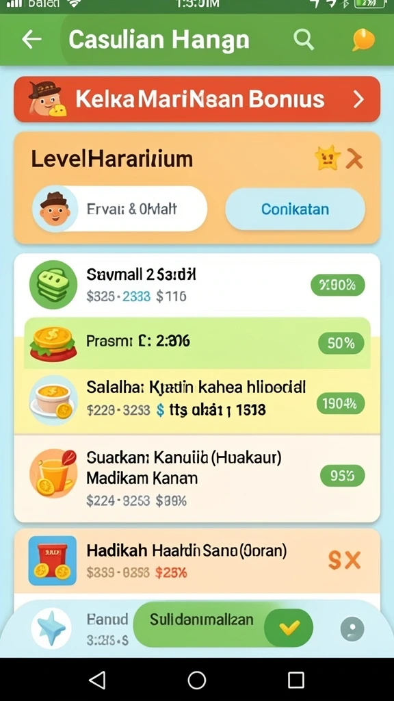 Tantangan menarik yang selalu membuat setiap sesi bermain seru.