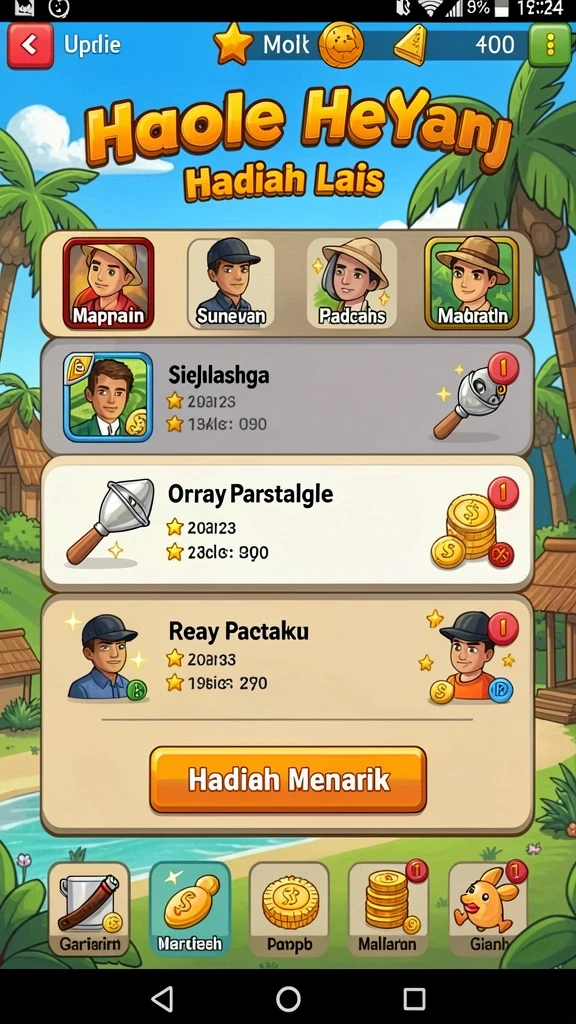 Tampilan awal yang menarik dari aplikasi REKOR777.