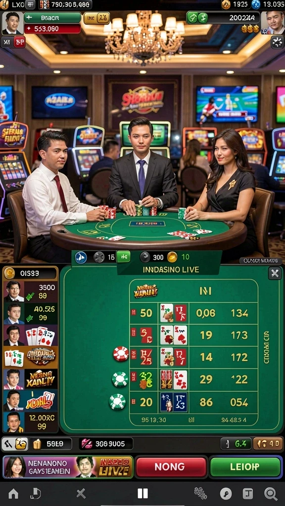 Tampilan antarmuka permainan yang intuitif.
