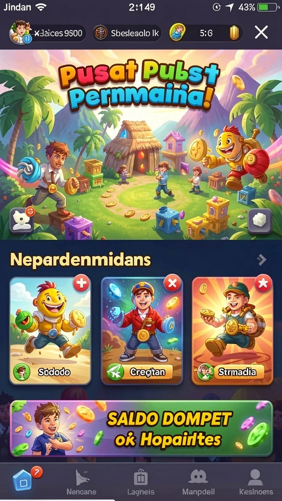 Tampilan antarmuka pengguna yang intuitif dan menarik.