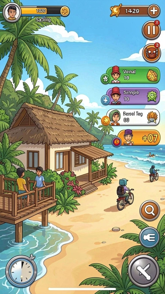 Gameplay seru yang menantang dan penuh strategi.