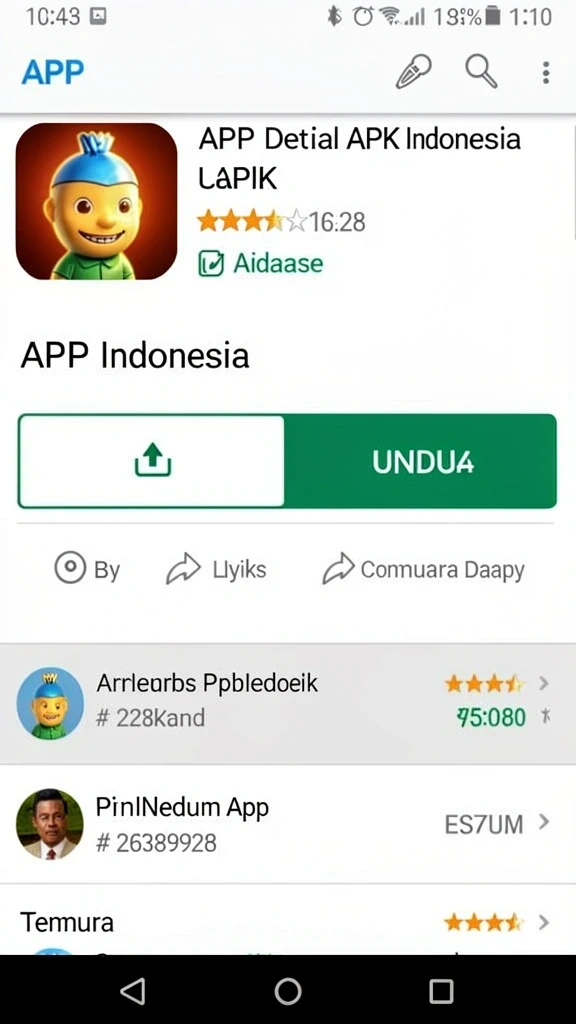 Tampilan antarmuka yang sederhana dan intuitif.