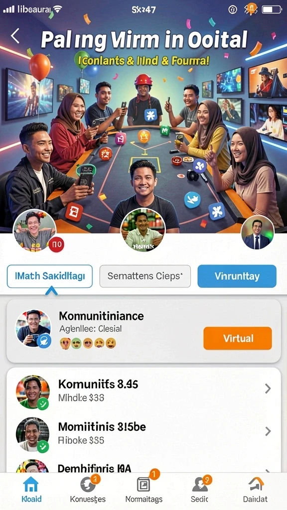 Tampilan grafis yang memukau dan penuh warna.