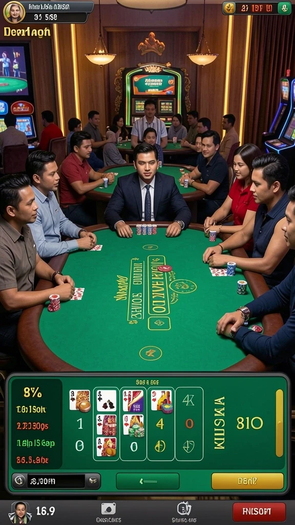 Bergabung dengan teman untuk bersaing di permainan.